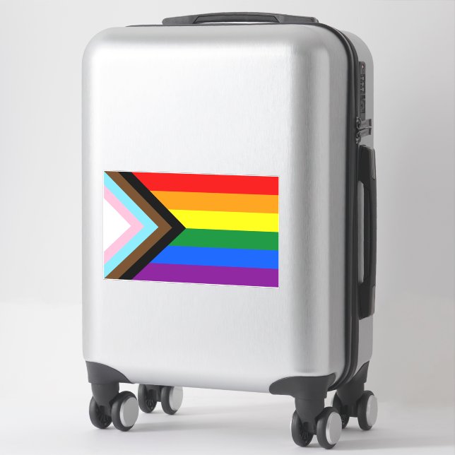 Progress Pride Flag LGBTQ+ (Suitcase)