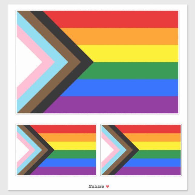 Progress Pride Flag LGBTQ+ (Sheet)