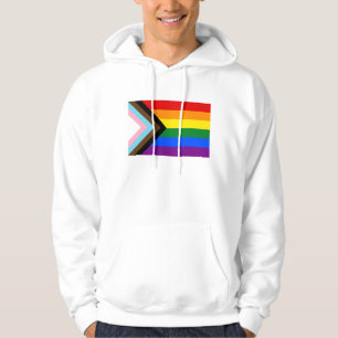 Progress Pride Flag LGBTQ+ Hoodie