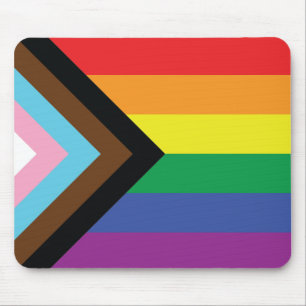Progress Pride Flag Mouse Pad