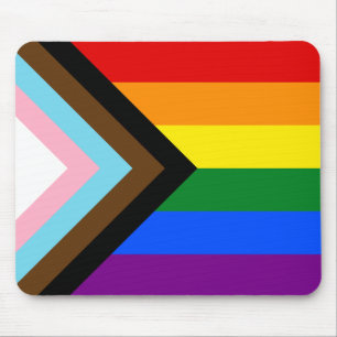 Progress Pride Flag Mouse Pad