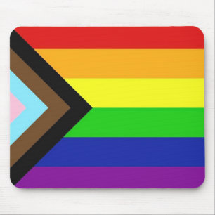 Progress Pride Flag Mouse Pad