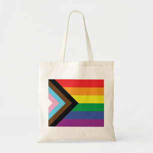 Progress Pride Flag Tote Bag