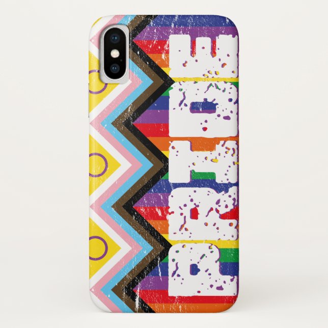 Progress Pride LGBTQ  Case-Mate iPhone Case (Back)