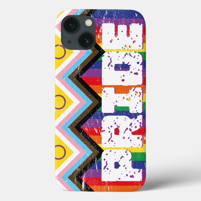 Progress Pride LGBTQ  Case-Mate iPhone Case (Back)