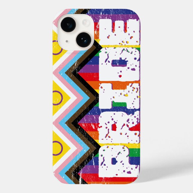 Progress Pride LGBTQ  Case-Mate iPhone Case (Back)