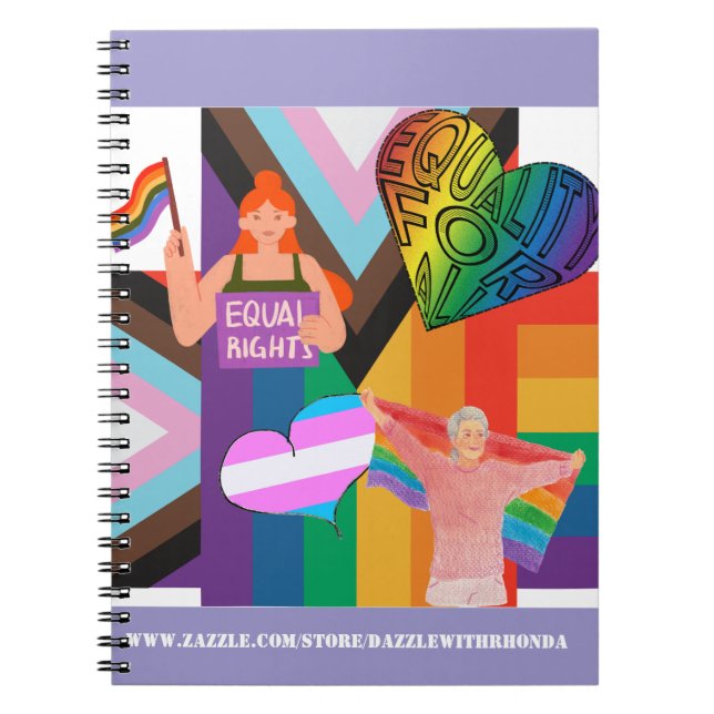 Progress & Pride  Notebook (Front)