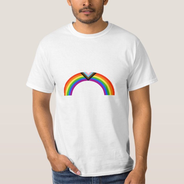 Progress Pride Rainbow Arch T-Shirt (Front)