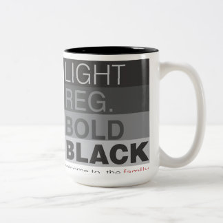 progression without family Two-Tone coffee mug
