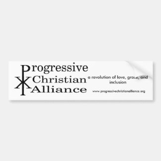 Progressive Christian Alliance "Logo" Bumper Sticker