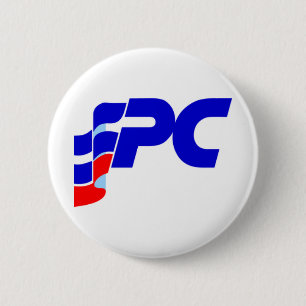 Progressive Conservative Party Old Logo 6 Cm Round Badge