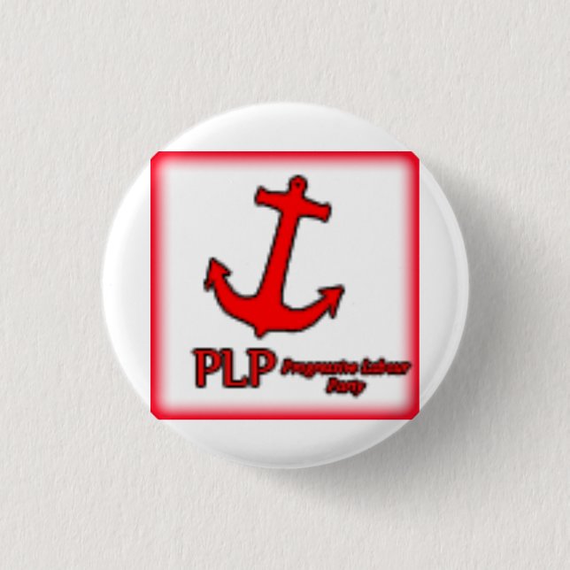 Progressive Labour Party 3 Cm Round Badge (Front)