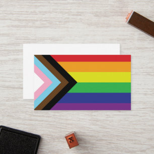Progressive LGBTQIA Flag Loyalty Card