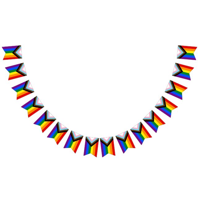 Progressive Pride Flag Bunting (All)