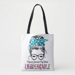 Progressive Supranuclear Palsy Awareness Ribbon Tote Bag