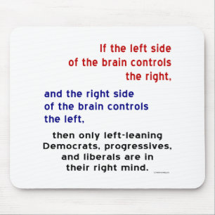 Progressives in Right Mind Mouse Pad