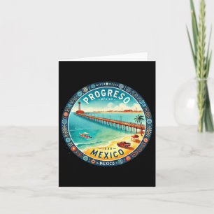 Progresso Mexico Cruise Destination  Card