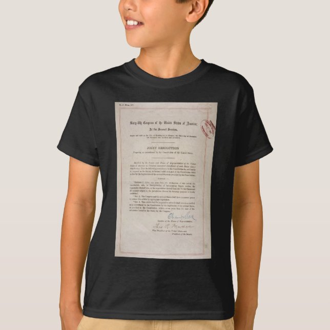 Prohibition 18th Amendment T-Shirt (Front)