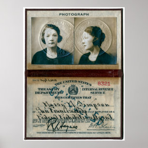 Prohibition Agent Simpson AKA Lady Hooch Hunter Poster