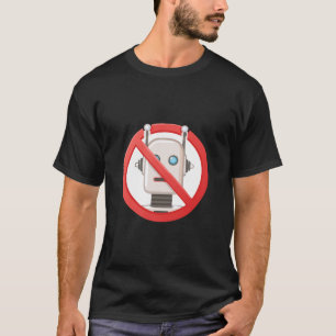 Prohibition sign of using artificial intelligence T-Shirt