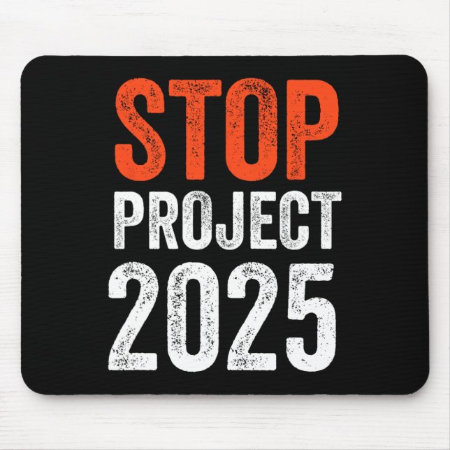 Project 2025 Anti Trump  Mouse Pad (Front)