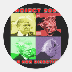 Project 2025 [the New Direction] Active 1  Classic Round Sticker