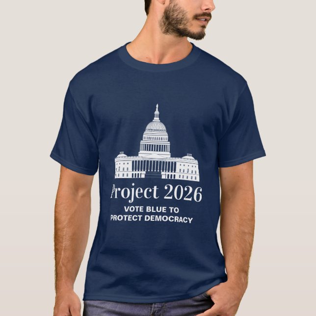 Project 2026 Vote for Democracy T-Shirt (Front)