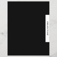 Project Binder Section Divider | Objective