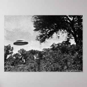 Project Blue Book-UFO over Trees Poster