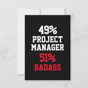 Project Manager Badass Card