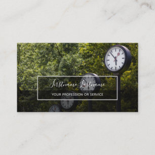 Project manager, freelancer and consulting experts business card