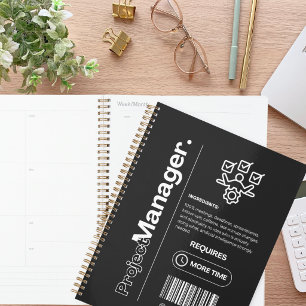 Project Manager – Funny Work Humour, Office Gift Planner