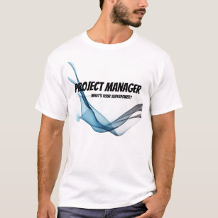 Project Manager What's your super power watercolor T-Shirt