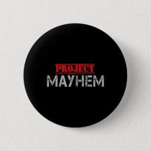 Project Mayhem - Underground Boxing Club Shirt  6 Cm Round Badge
