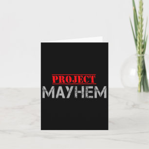 Project Mayhem - Underground Boxing Club Shirt Card