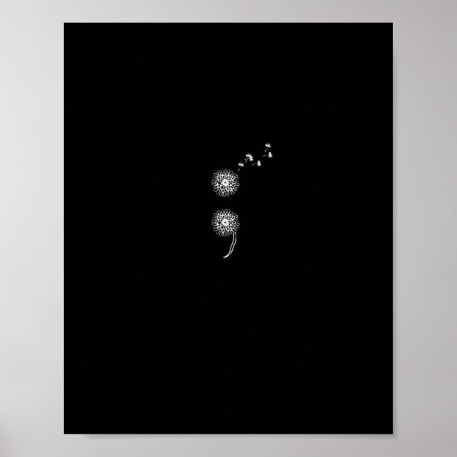 Project Suicide Prevention Blowball Dandelion Pull Poster (Front)