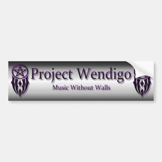 project wendigo bumper sticker (Front)