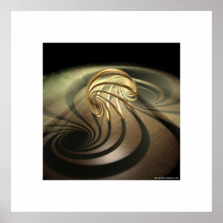 Projection of Light through Loxodrome Poster