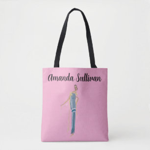 Projet de robe, ete, l'accroche-coeur (1924) tote bag