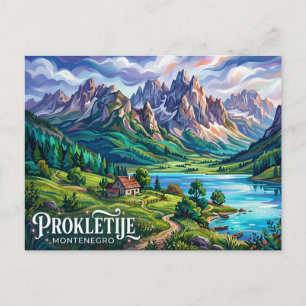 Prokletije National Park Montenegro Postcard
