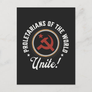 Proletarians of the World Unite! Postcard