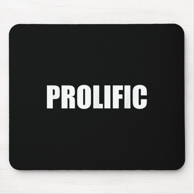 Prolific Insrational For Entrepreneurs  Mouse Pad (Front)