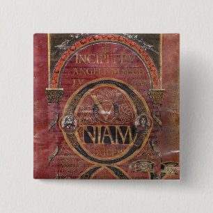 Prologue of the Gospel of St. Luke 15 Cm Square Badge