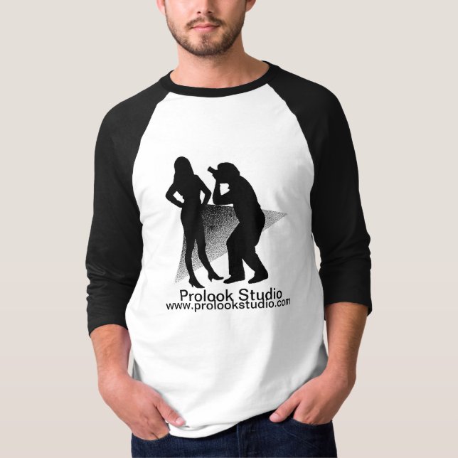 Prolook Studio black sleeved tee (Front)