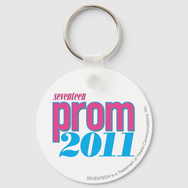 Prom 2011 - Aqua Key Ring (Front)