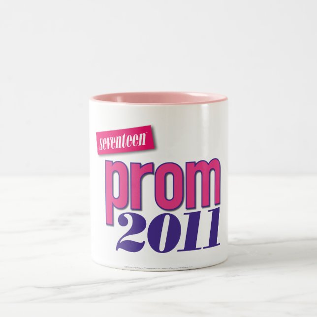 Prom 2011 - Pink Two-Tone Coffee Mug (Center)