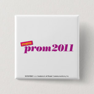 Prom 2011 - Purple 15 Cm Square Badge