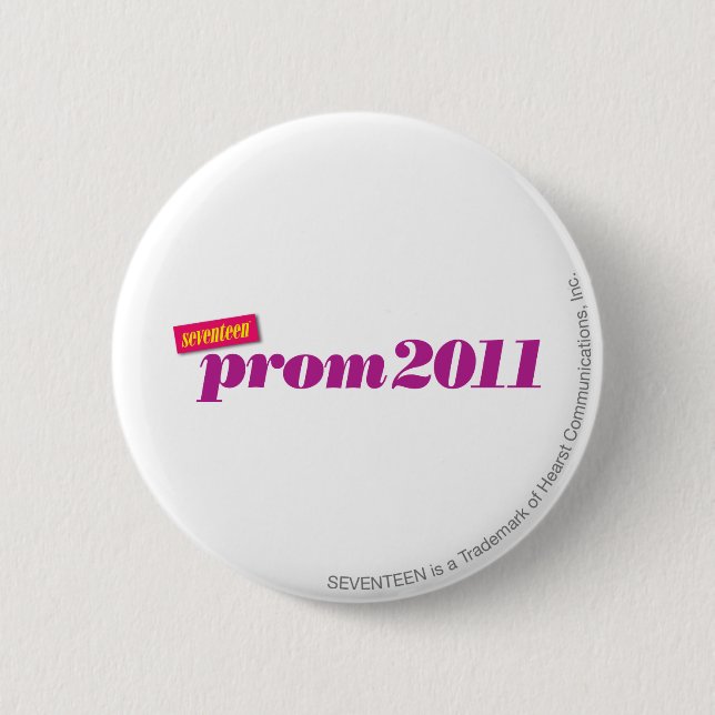 Prom 2011 - Purple 6 Cm Round Badge (Front)