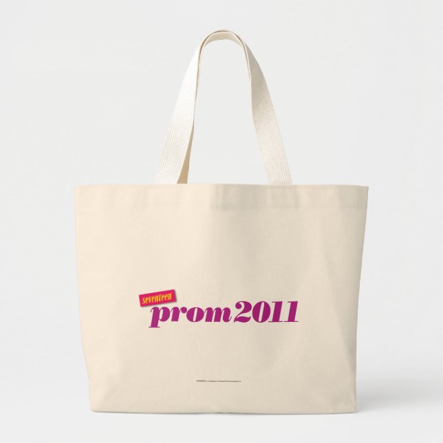Prom 2011 - Purple Large Tote Bag (Front)