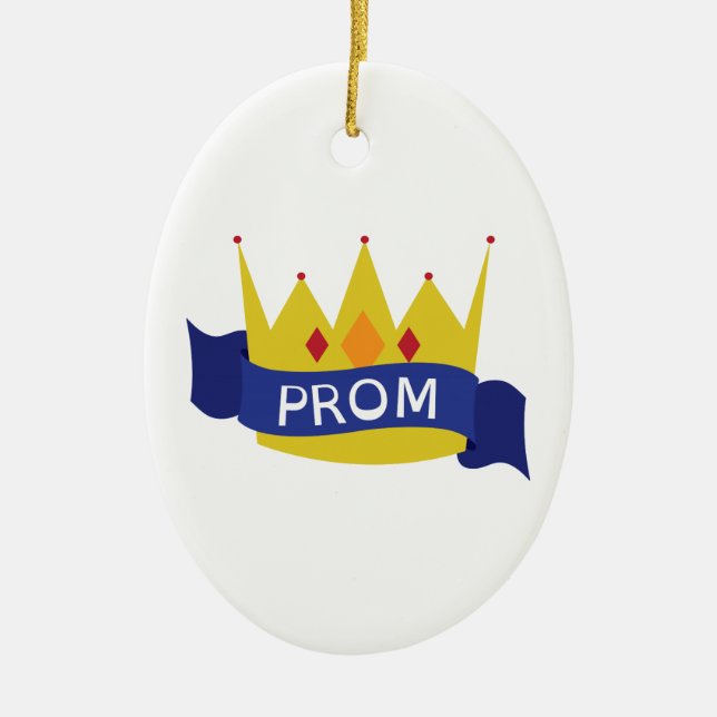 Prom Ceramic Ornament (Front)
